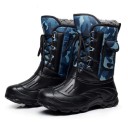 Bottes d'hiver camouflées pour hommes J962 8