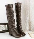 Bottes d'hiver en cuir pour femmes J1819 2
