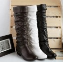 Bottes d'hiver en cuir pour femmes J1819 5