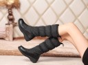 Bottes d'hiver hautes pour femmes J1805 3