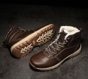 Bottes d'hiver montantes pour hommes à lacets J2209 7
