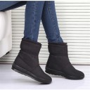 Bottes d'hiver pour femmes avec fermeture à l'avant J838 4