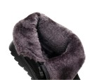 Bottes d'hiver pour femmes avec fermeture éclair et fourrure J1810 4