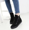 Bottes d'hiver pour femmes avec fermeture éclair J1809 2