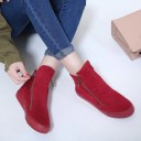Bottes d'hiver pour femmes avec fermeture éclair J1809 4