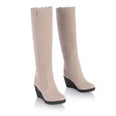 Bottes d'hiver pour femmes avec fourrure A1 7