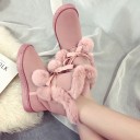 Bottes d'hiver pour femmes avec pompons J2430 3