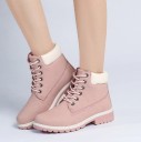Bottes d'hiver pour femmes traper avec fourrure J3019 1