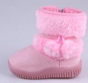Bottes d'hiver pour filles avec pompons 5