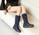 Bottes d'hiver stylées pour femmes avec flocons J1203 9