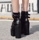 Bottes de cheville punk pour femmes 6