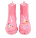 Bottes de pluie pour femmes avec imprimé de glace - Roses 1