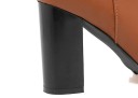 Bottes élégantes à talon carré J1919 8