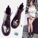 Bottes en caoutchouc noires pour femmes 1