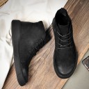 Bottes en cuir pour hommes à lacets J1544 15