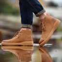 Bottes en cuir pour hommes à lacets J1544 18