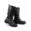 Bottes hautes pour hommes avec boucles 4