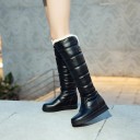 Bottes longues d'hiver pour femmes J1813 1