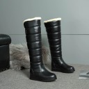 Bottes longues d'hiver pour femmes J1813 3