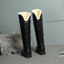 Bottes longues d'hiver pour femmes J1813 4