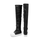Bottes over-the-knee bicolores pour femmes 1