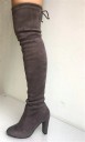 Bottes pour femmes au-dessus du genou à talons J2818 11