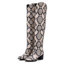 Bottes pour femmes avec motif serpent 1