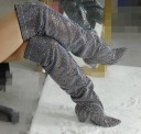 Bottes stylées pour femmes avec strass J1165 8