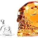 Bottiglia da whisky teschio 2