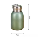 Bottiglia termica 300 ml in acciaio inossidabile 7 x 14 cm Chiusura sottovuoto Piccola bottiglia termica da viaggio per bevande Caffè Tè 6