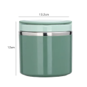 Bottiglia termica per cibo in acciaio inossidabile 1000 ml Scatola per zuppa isolata per pranzo 12×13,2 cm Mantiene il cibo caldo per il lavoro 8