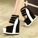 Bottines à talons compensés pour femmes 7