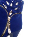 Bottines à talons pour femmes avec strass 9