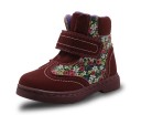 Bottines pour filles avec des fleurs 1