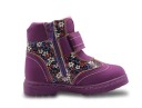 Bottines pour filles avec des fleurs 1