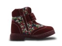 Bottines pour filles avec des fleurs 3