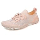 Boty do vody Barefoot nazouvací z prodyšné pleteniny se stahovací šňůrkou a gumovou podrážkou Unisex Na koupání šnorchlování i pohyb 1