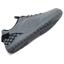 Boty do vody Barefoot šněrovací prodyšné z pružné síťoviny s pryžovou podrážkou Unisex Na vodní sporty plavání i pláž Lehká obuv k moři 7