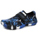 Boty do vody dětské unisex Barefoot střih Suchý zip Protiskluzová pryžová podrážka Na plavání šnorchlování i vodní sporty 2