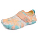 Boty do vody dětské unisex Barefoot střih Suchý zip Protiskluzová pryžová podrážka Na plavání šnorchlování i vodní sporty 4