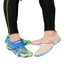 Boty do vody dětské unisex Barefoot střih Suchý zip Protiskluzová pryžová podrážka Na plavání šnorchlování i vodní sporty 5