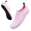 Boty do vody unisex Barefoot střih Nazouvací Prodyšný pletený svršek z tkaniny Protiskluzová podrážka z TPR Na plavání i vodní sporty 3
