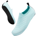 Boty do vody unisex Barefoot střih Nazouvací Prodyšný pletený svršek z tkaniny Protiskluzová podrážka z TPR Na plavání i vodní sporty 4