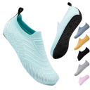 Boty do vody unisex Barefoot střih Nazouvací Prodyšný pletený svršek z tkaniny Protiskluzová podrážka z TPR Na plavání i vodní sporty 6