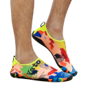 Boty do vody unisex Barefoot střih Nazouvací Pružný svršek z polyesteru Podrážka z pryže a EVA 2