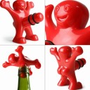 Bouchon à vin amusant - Homme heureux 3