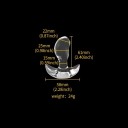 Bouchon anal en caoutchouc transparent taille XXS avec élargissement emballage discret design flexible entretien facile confort d'utilisation 2