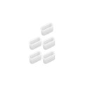 Bouchon anti-poussière transparent en silicone pour USB Type C, 5 pièces, capuchon de protection anti-poussière, couvercle de câble de port de données 1