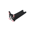 Bouchon de porte en silicone 9,3 x 2,6 x 4,3 cm Bloc de réduction en coin Chien Corgi Bouchon anti-courant Sécurité pour chambres d'enfants 1