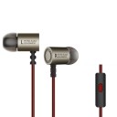Bouchons d'oreilles basses avec microphone pour musique et appels Contrôle du volume et de la lecture sur le câble Connecteur jack 3,5 mm Sensibilité 1